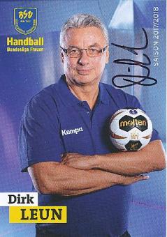 Dirk Leun   2017/2018 Buxtehuder SV  Frauen Handball Autogrammkarte original signiert 
