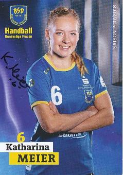 Katharina Meier   2017/2018 Buxtehuder SV  Frauen Handball Autogrammkarte original signiert 