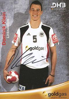 Dominik Klein  DHB   Handball Autogrammkarte original signiert 