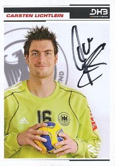 Carsten Lichtlein  DHB   Handball Autogrammkarte original signiert 