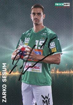 Zarko Sesum  Frisch auf Göppingen  Handball Autogrammkarte original signiert 