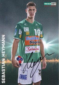 Sebastian Heymann  Frisch auf Göppingen  Handball Autogrammkarte original signiert 