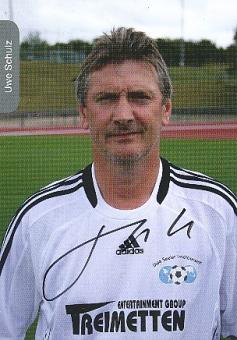 Uwe Schulz  Uwe Seeler Traditionself  Fußball  Autogrammkarte original signiert 