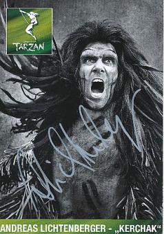 Andreas Lichtenberger  Tarzan  Musical  Autogrammkarte original signiert 