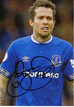 Bernard  FC Everton  Fußball Autogramm Foto original signiert 