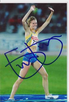 Emma Green  Schweden  Leichtathletik Autogramm Foto original signiert 