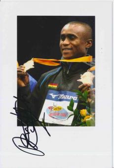 Ignisious Gaisah  Leichtathletik Autogramm Foto original signiert 