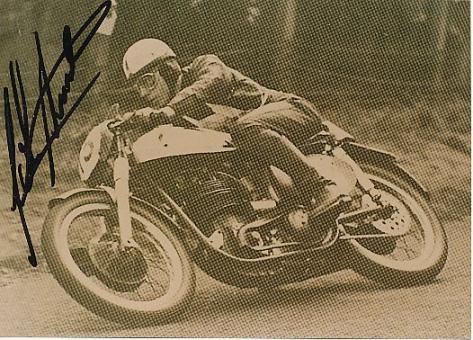 John Surtees † 2017  GB  Motorrad Sport Autogramm Foto original signiert 