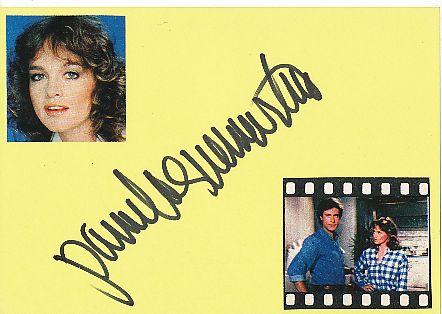 Pamela Sue Martin  Film+ TV  Autogramm Karte original signiert 