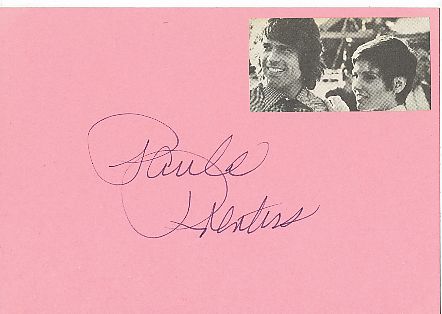 Paula Prentiss  Film+ TV  Autogramm Karte original signiert 