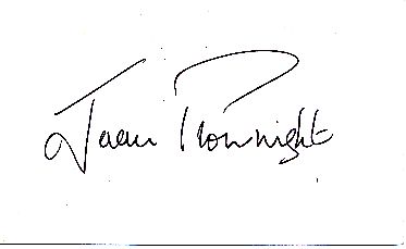 Joan Plowright  Film+ TV  Autogramm Karte original signiert 