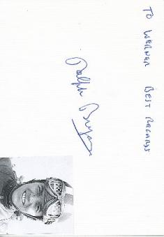 Ralph Bryans † 2014  Motorrad Sport Autogramm Karte  original signiert 