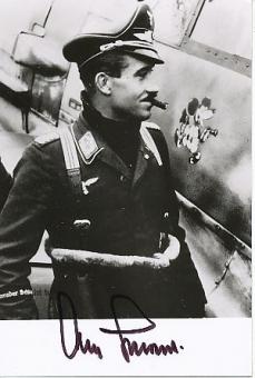 Adolf Galland † 1996 Jagdflieger Generalleutnant  Militär Autogramm Foto  original signiert 
