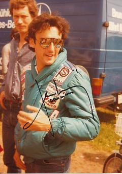 Franco Uncini  Italien  1982  Weltmeister Motorrad Sport Autogramm Foto original signiert 