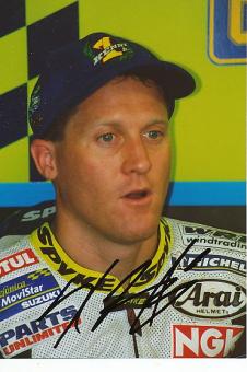 Kenny Roberts  USA  2000  Weltmeister Motorrad Sport Autogramm Foto original signiert 