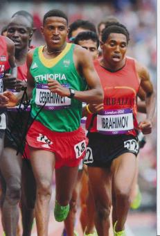 Hagos Gebrhiwet  Äthiopien   Leichtathletik Autogramm Foto original signiert 