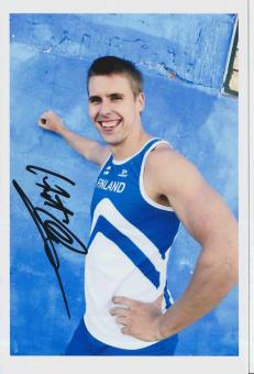 Antti Ruuskanen Finnland  Leichtathletik Autogramm Foto original signiert 