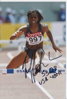 Tiffany Ross Williams  USA  Leichtathletik Autogramm Foto original signiert 