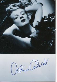 Corinne Calvet † 2001  Film & TV Autogramm Foto original signiert 