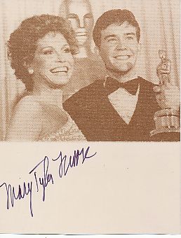 Mary Tyler Moore † 2017  Film & TV Autogramm Foto original signiert 