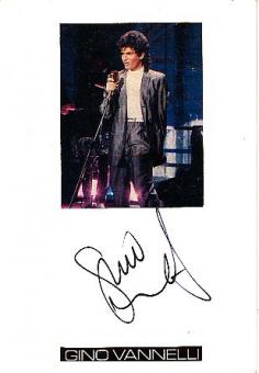 Gino Vannelli  Musik  Autogramm Karte original signiert 
