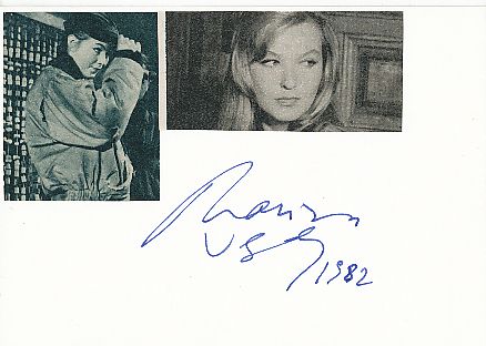Marina Vlady  Film & TV Autogramm Karte original signiert 