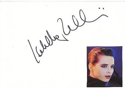 Isabella Rossellini  Film & TV Autogramm Karte original signiert 