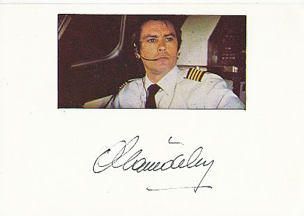 Alain Delon  Film & TV Autogramm Karte original signiert 