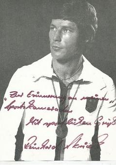 Reinhard Skricek  Boxen  Autogrammkarte  original signiert 