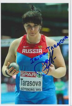 Irina Tarasova  Rußland  Leichtathletik Autogramm Foto original signiert 