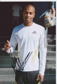 Nelson Evora  Portugal  Leichtathletik Autogramm Foto original signiert 