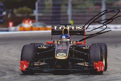 Nicolas Prost  Lotus  Auto Motorsport  Autogramm Foto original signiert 