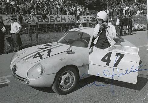 Anton Fischhaber  Solitude 1962  Auto Motorsport  Autogramm Foto original signiert 