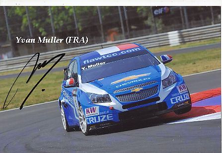Ivan Muller  Frankreich  Auto Motorsport  Autogramm Foto original signiert 