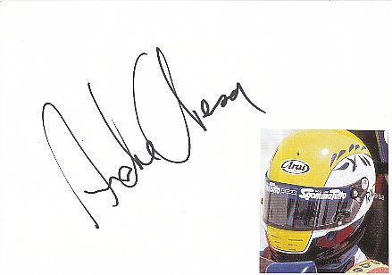 Andrea Chiesa  Italien  Formel 1  Auto Motorsport  Autogramm Karte  original signiert 