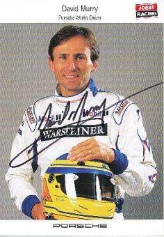 David Murry  USA  Porsche  Auto Motorsport  Autogrammkarte  original signiert 