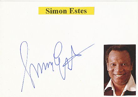 Simon Estes  Oper  Klassik Musik Autogramm Karte original signiert 