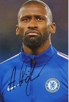 Antonio Rüdiger  FC Chelsea London  Fußball Autogramm Foto original signiert 