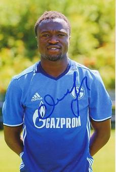 Bernard Tekpetey  FC Schalke 04  Fußball Autogramm Foto original signiert 