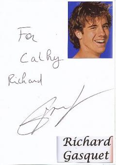 Richard Gasquet  Frankreich  Tennis Autogramm Karte original signiert 