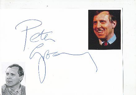 Peter Greenway  Regisseur  Film & TV Autogramm Karte original signiert 