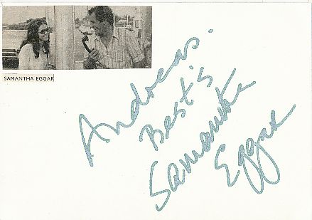 Samantha Eggar  Film & TV Autogramm Karte original signiert 
