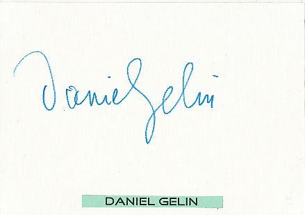 Daniel Gelin † 2002   Film & TV Autogramm Karte original signiert 