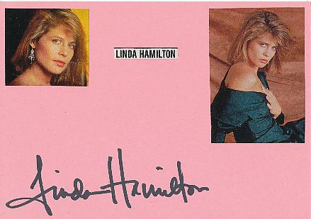 Kelocks Autogramme | Linda Hamilton USA Film & TV Autogramm Karte