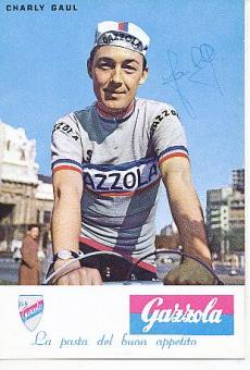 Charly Gaul † 2005  Luxemburg  Tour de France Sieger 1958  Radsport Autogrammkarte  original signiert 