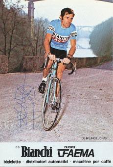 Johan de Muynck  Belgien  Radsport Autogrammkarte  original signiert 