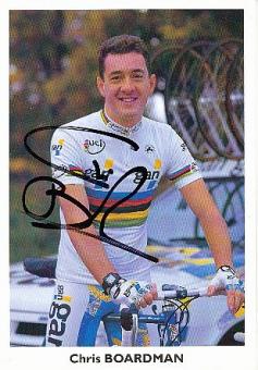 Chris Boardman  GB  Olympia Sieger 1992  Radsport Autogrammkarte  original signiert 