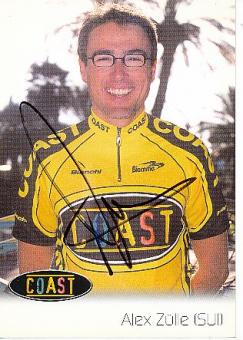 Alex Zülle  Schweiz  Radsport Autogrammkarte  original signiert 