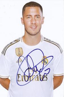 Eden Hazard  Real Madrid  Fußball Autogramm Foto original signiert 
