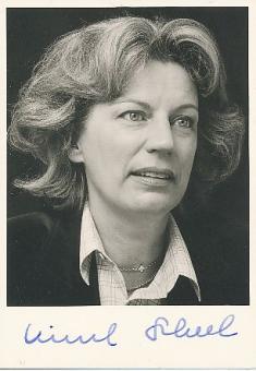 Mildred Scheel † 1985  First Lady  Politik Autogrammkarte  original signiert 